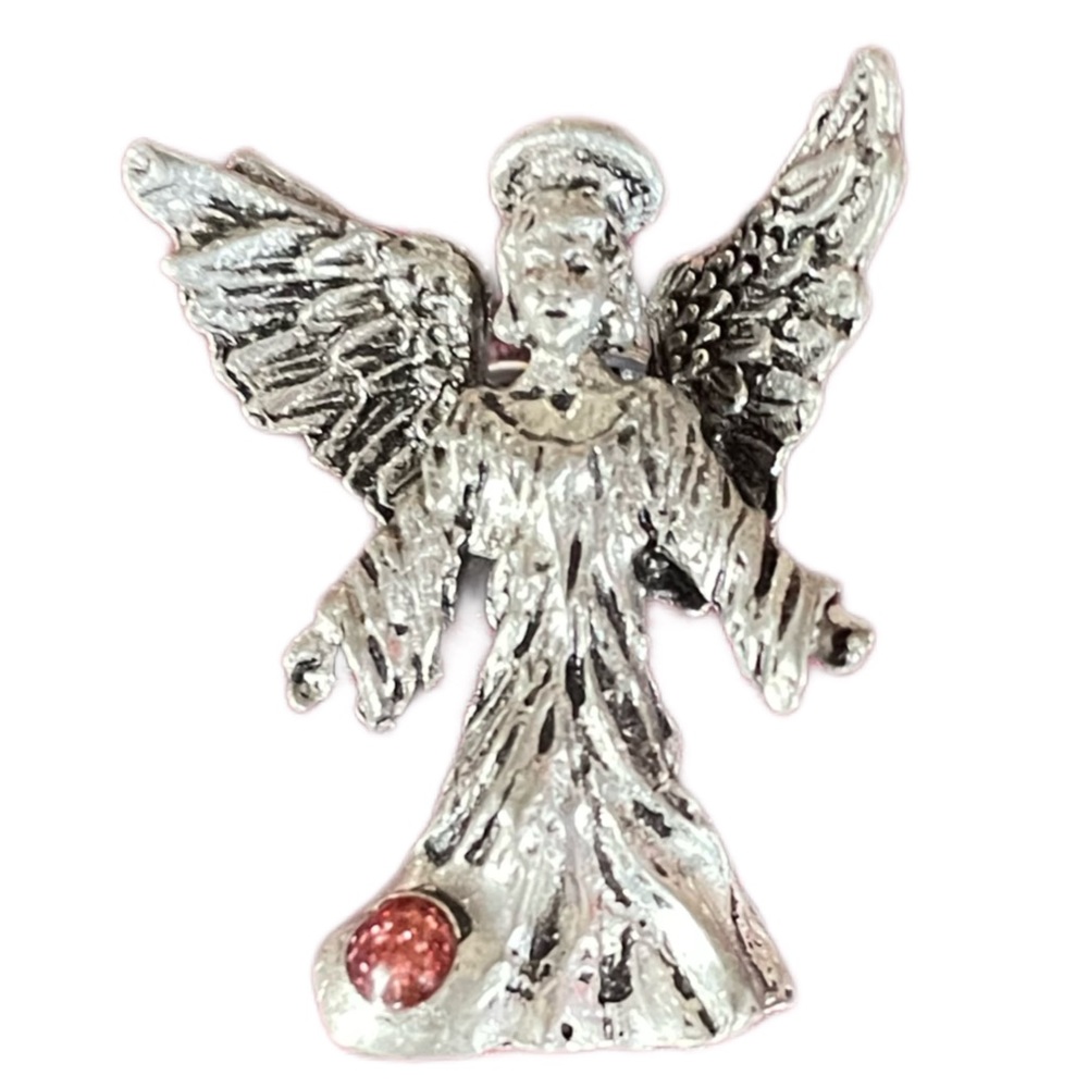 Vintage Silver Angel Charm